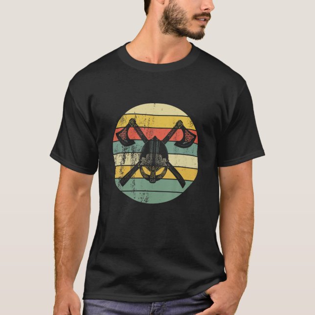 Camiseta Hatchets Retrotraços De Ax Vintage (Frente)