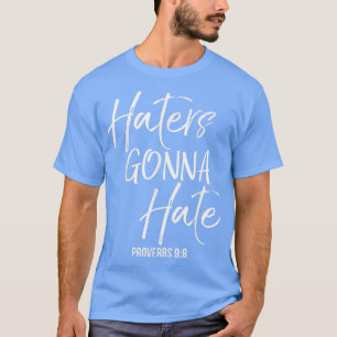 Camiseta Hater Vai Odiar Proverbs 98 Vintage Christian T