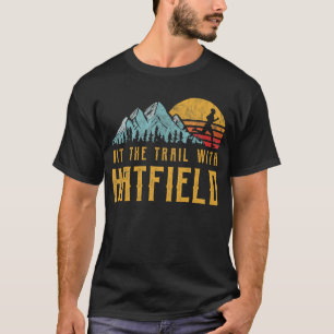 Camiseta HATFIELD Executando - Aperte A Trilha com Nome da 