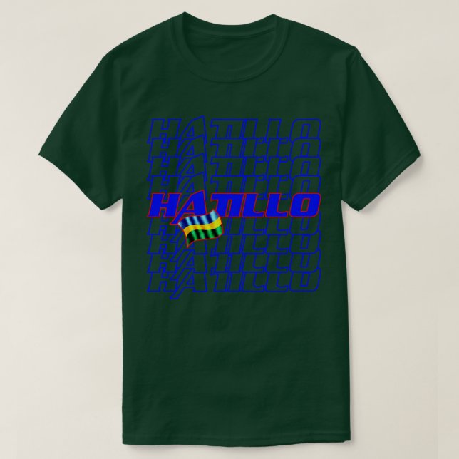 Camiseta Hatillo Cascade texto 1 (Frente do Design)