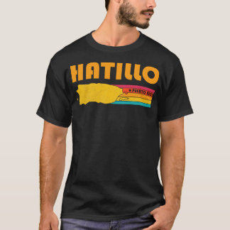 Camiseta Hatillo Porto Rico Vintage angustiou Souvenir