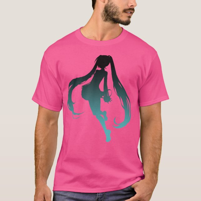 Camiseta Hatsune Miku V3 Shadow Art (Frente)