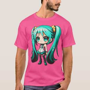 Camiseta Hatsune Miku - Vocaloide Chibi 4