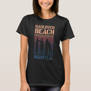 Camiseta Hau Beach Miami Florida Surf Spot Summer Souvenir