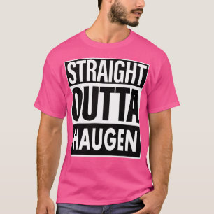 Camiseta Haugen Nome Hetero Outta Haugen