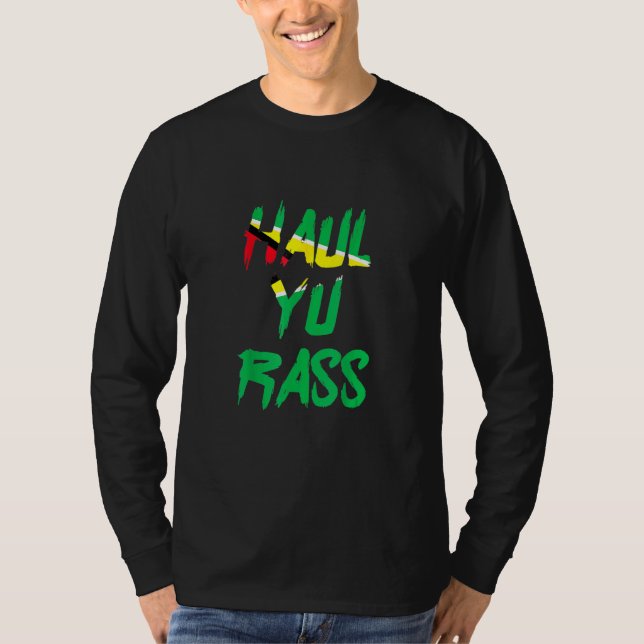 Camiseta Haul Yu Rass Guianense Guiana Afro Pride Creole (Frente)
