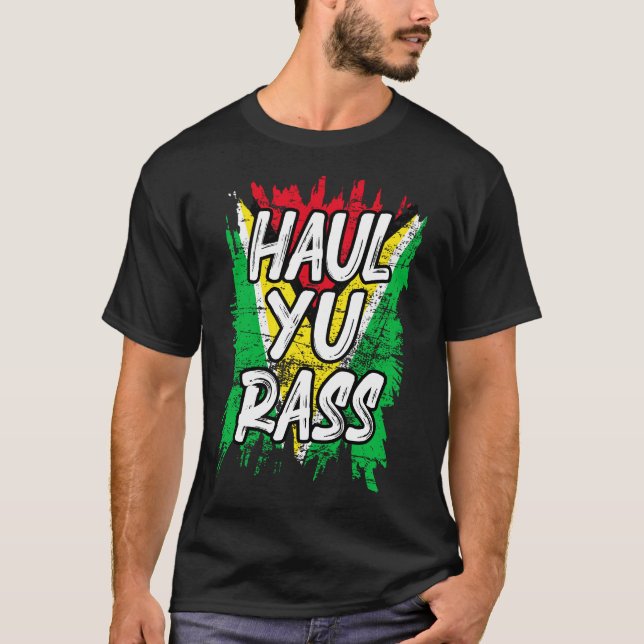 Camiseta Haul Yu Rass Guianense Guiana Afro Pride Creole (Frente)