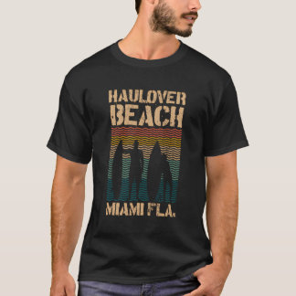 Camiseta Haulover Beach Miami Florida Surf Spot Summer Souv