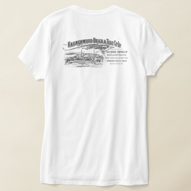 Camiseta Haunchwood Brick e Azulejos Nuneaton T-Shirt (Postura das costas)