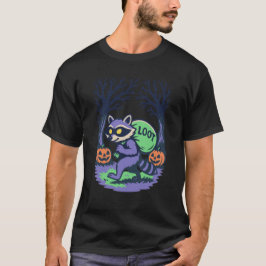Camiseta Haunted Forest Bandit Shirt, Funny Raccoon Lootin