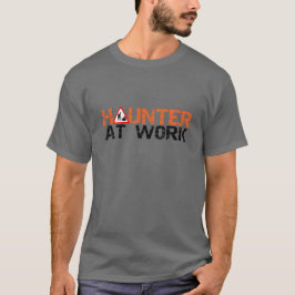 Camiseta Haunter no trabalho - funcionamento do trabalhador
