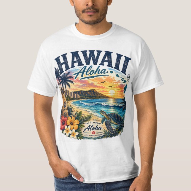 Camiseta Havaí Aloha (Frente)