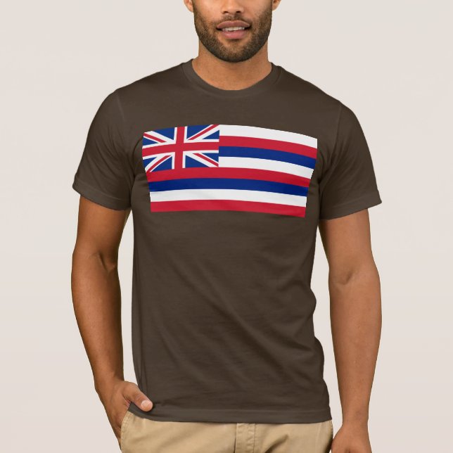 Camiseta Havaí, Bandeira do Estado do Havaí do Paraíso do A (Frente)