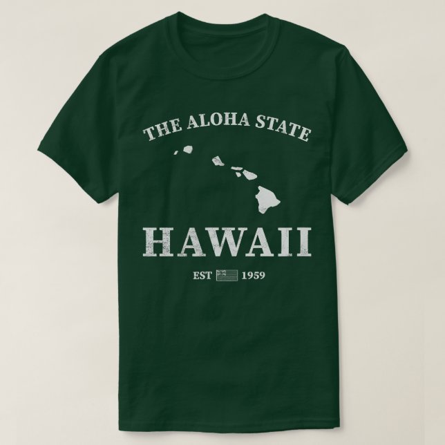 Camiseta Havaí, Estado de Aloha (Frente do Design)