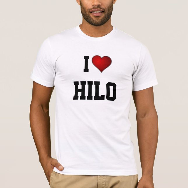 Camiseta Havaí: EU AMO HILO (Frente)