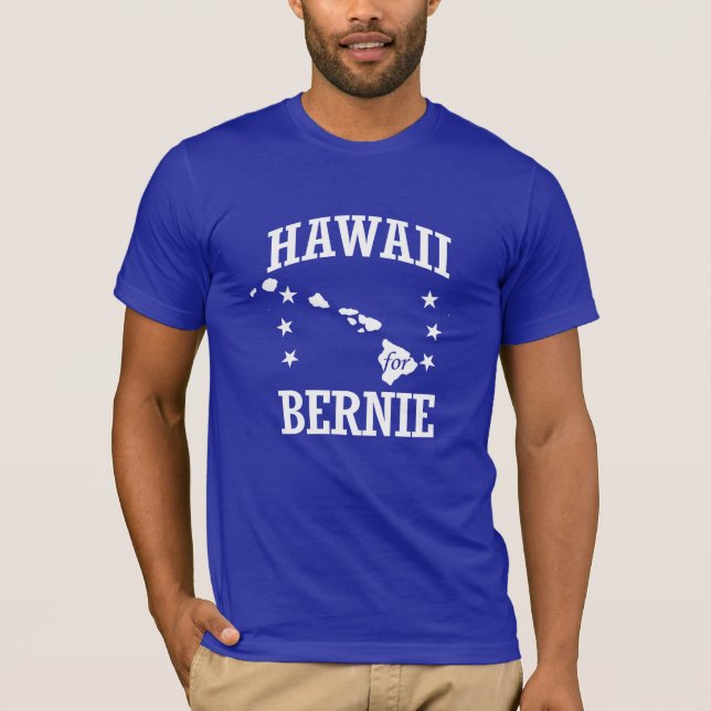 CAMISETA HAVAÍ PARA MÁQUINAS DE LIXAR DE BERNIE (Frente)