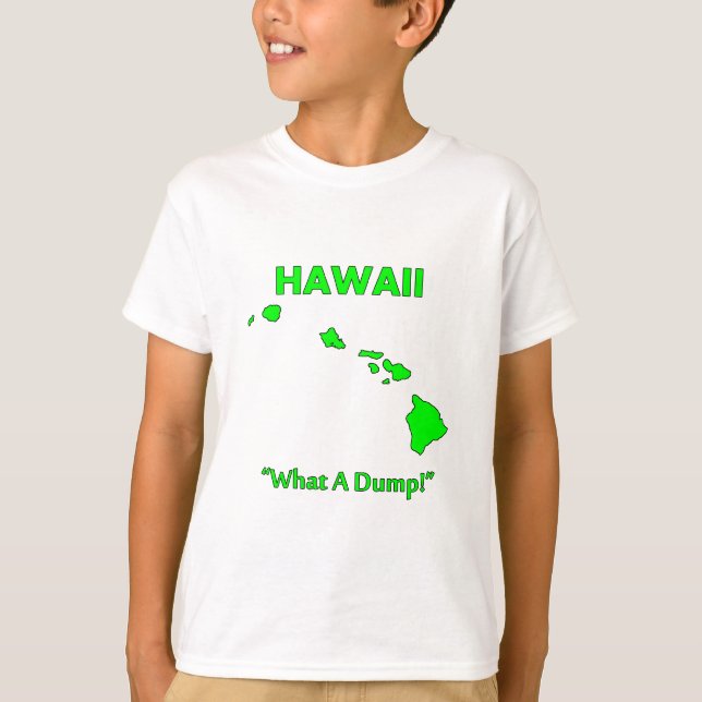 Camiseta Havaí - Que Lixo! (Frente)