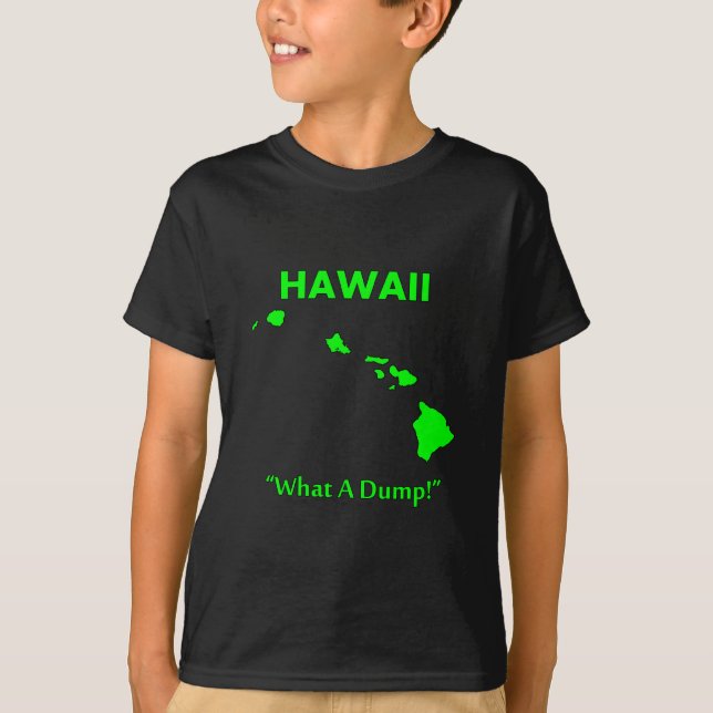 Camiseta Havaí - Que Lixo! (Frente)