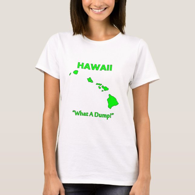 Camiseta Havaí - Que Lixo! (Frente)