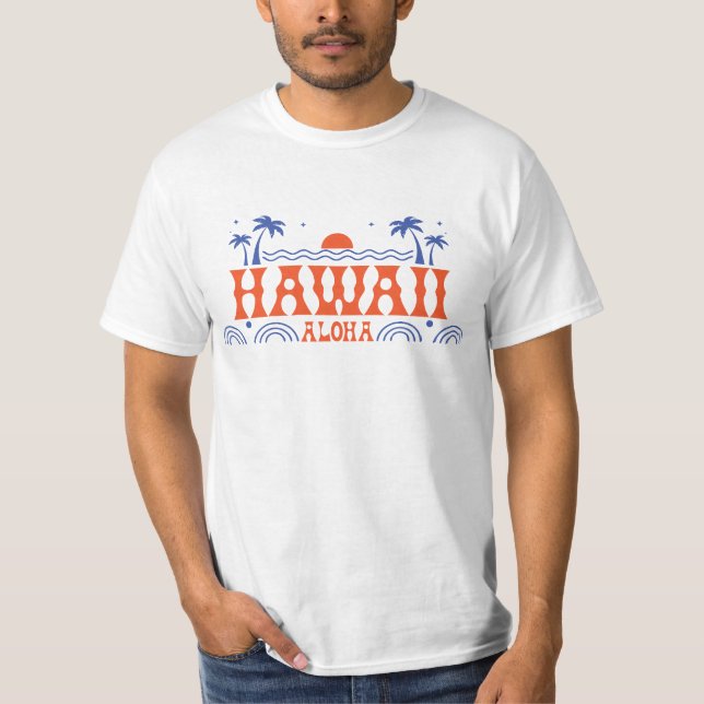 Camiseta Havaí Tropical Aloha (Frente)
