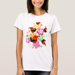 Camiseta Havaiano-estilo 'I'iwi