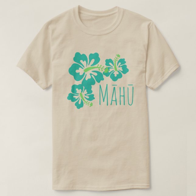 Camiseta Havaiano Hibiscus Māhu LGBT Terceiro Gênero (Frente do Design)