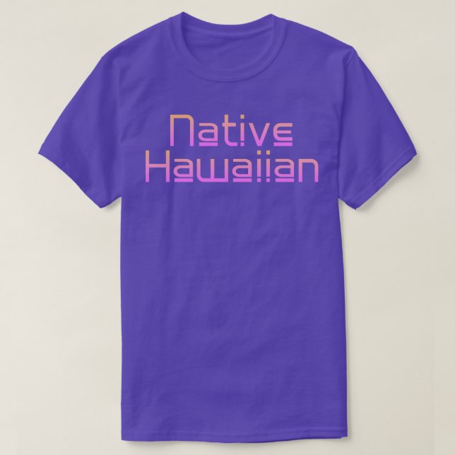 Camiseta Havaiano Nativo (Frente do Design)