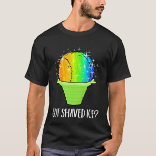 Camiseta Havaiano Rainbow Shave Ice Hawaii Dessert Comida