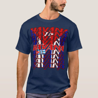 Camiseta Havana Cuba Flag 2