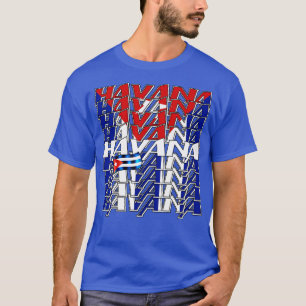 Camiseta Havana Cuba Flag 3