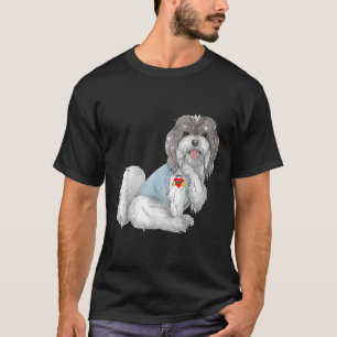 Camiseta Havana, Eu Amo Mamãe Tatuagem Cão Encantado Dia de