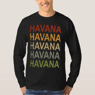 Camiseta Havana Retro Cuba Viagem Orgulhoso Cubano Havana