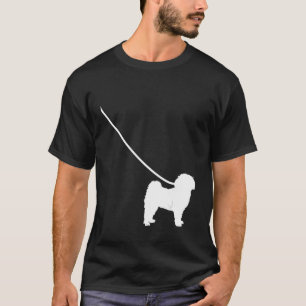 Camiseta Havanês num Cachorro de Leash Mãe Pai Pet Cute Pup