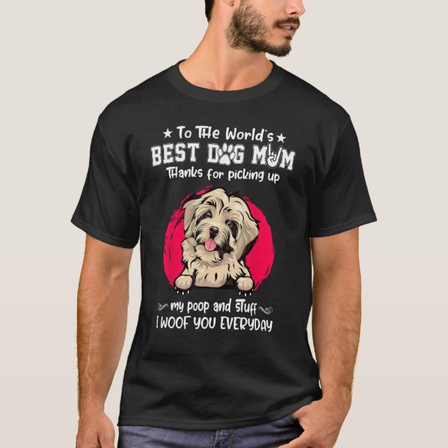 Camiseta Havanese Best Dog Mom Dogs   Mothers Day (Frente)