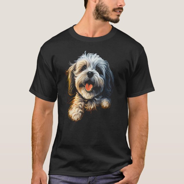 Camiseta Havanese Dog Bolonka Shih Tzu Lhasa Apso Maltese G (Frente)