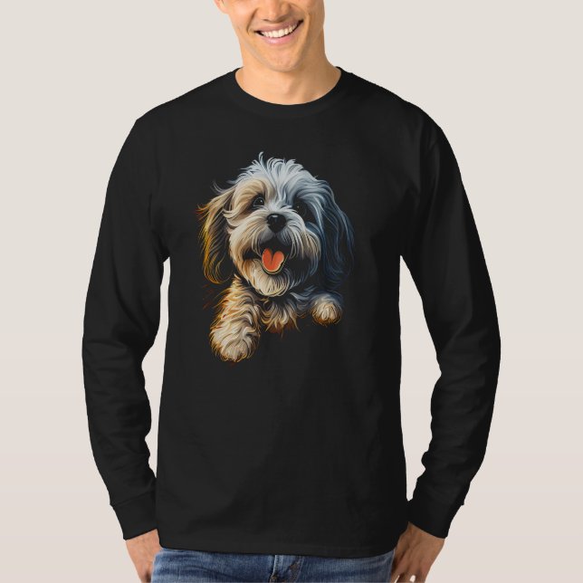 Camiseta Havanese Dog Bolonka Shih Tzu Lhasa Apso Maltese G (Frente)