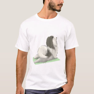 Camiseta Havanese Dog Yoga Pose Meditação Zen Workout