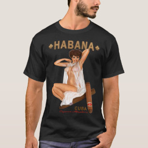 Camiseta Havanna Cigarros Atraentes Habana Cigar Lingerie