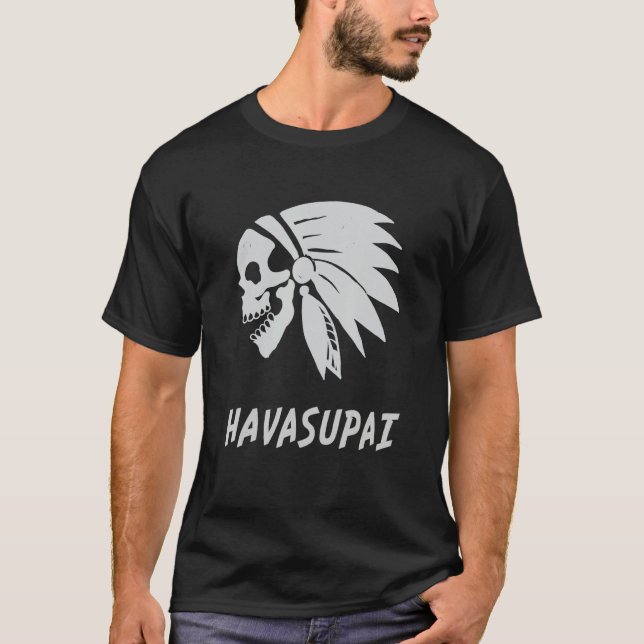 Camiseta Havasupai Native American Indian Born Freedom Evil (Frente)