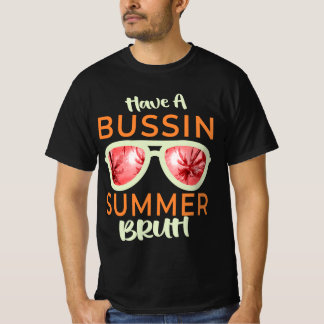 Camiseta Have A Bussin Summer Bruh Last Day Of School Mens