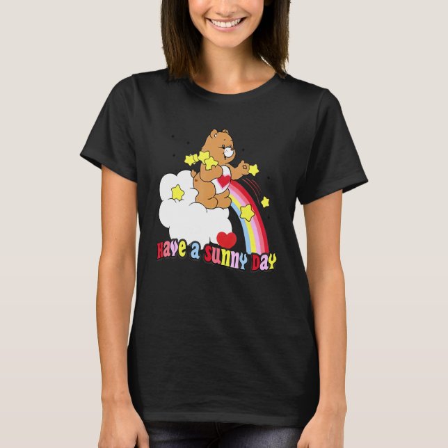 Camiseta Have A Sunny Day Teddy Bear Rainbow (Frente)