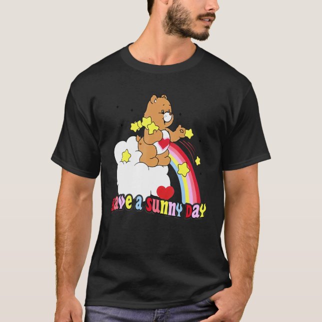 Camiseta Have A Sunny Day Teddy Bear Rainbow (Frente)