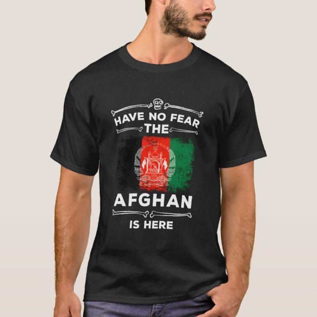 Camiseta Have No Fear The Afghan Is Here Halloween Afghanis (Frente)