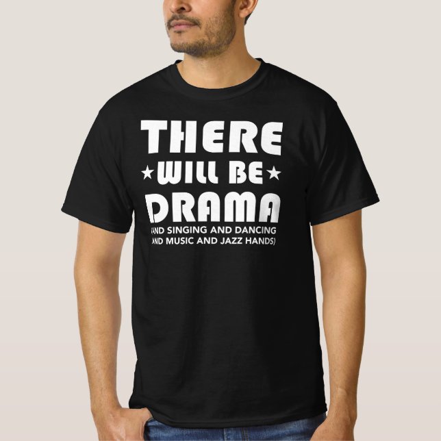 Camiseta Haverá Drama... Ventilador de Teatro Musical (Frente)