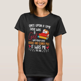 Camiseta Havia Uma Garota Que Adorava Livros - Suínos-Guine