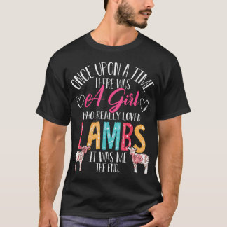 Camiseta Havia uma Menina que Realmente Amava Cordeiros Ove