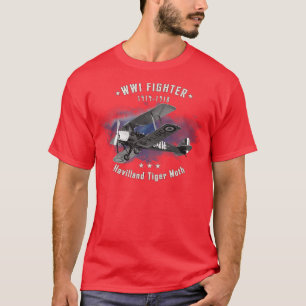 Camiseta Havilland Tiger Moth WWI Fighter