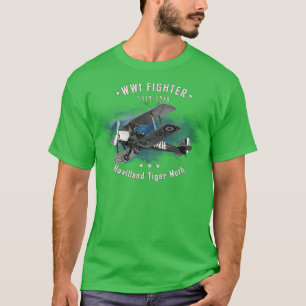 Camiseta Havilland Tiger Moth WWI Fighter