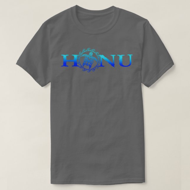 Camiseta Hawaiai Honu Sea Turtle Ocean Blue (Frente do Design)