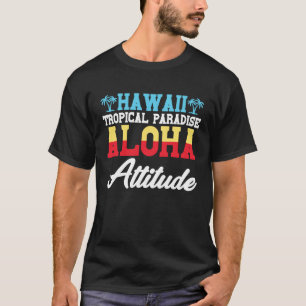 Camiseta Hawaiai Tropical Paraíso Aloha Attitude Havaí P